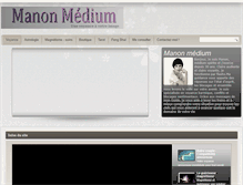 Tablet Screenshot of manon-medium.com